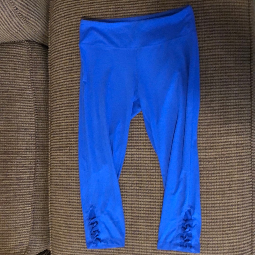Royal blue cropped legging
